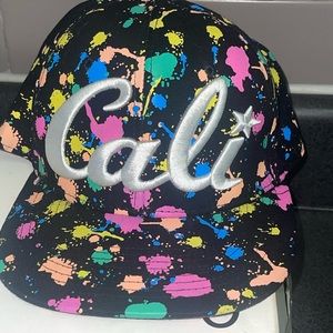Cali Paint Splatter SnapBack Hat